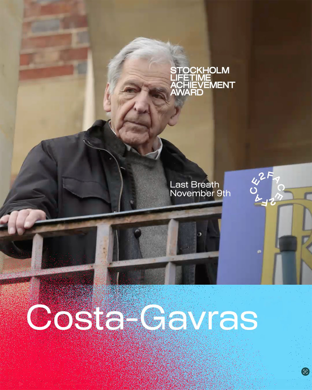 Möt årets LIFETIME ACHIEVEMENT AWARD-mottagare Costa-Gavras!