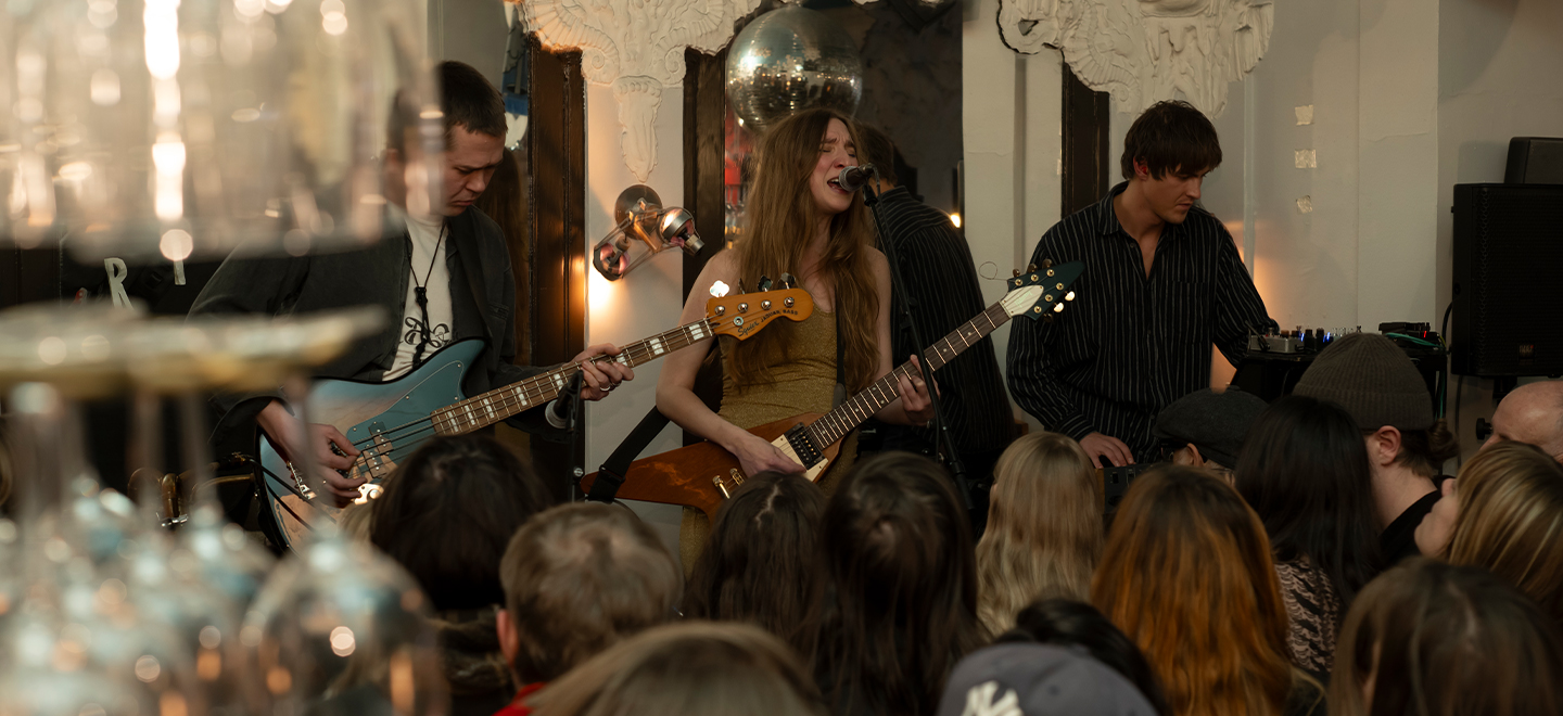 The Hanged Man under invigningsfesten på Lilla Baren/Riche. Foto: Anders Engstrand